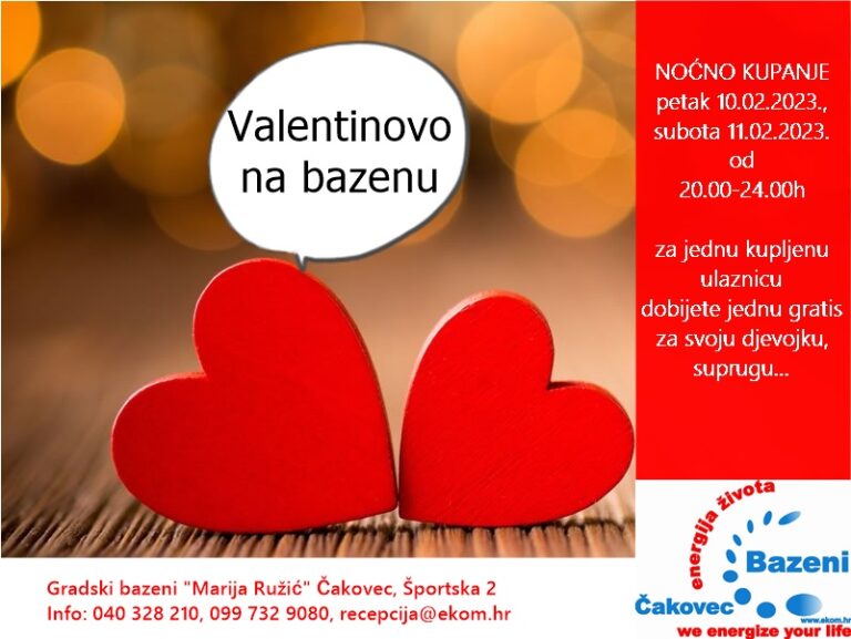 Valentinovo na bazenu